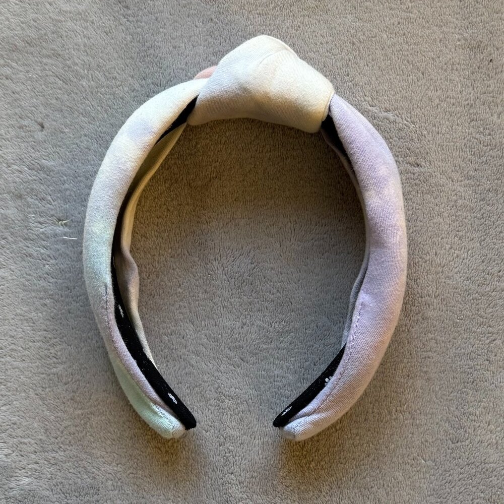 Lele Sadoughi Pastel Tie-Dye Knot Headband